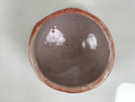 Japanese Ceramic Green Tea Bowl Matcha Chawan Vtg Shino Ware Pink Brown CHB148