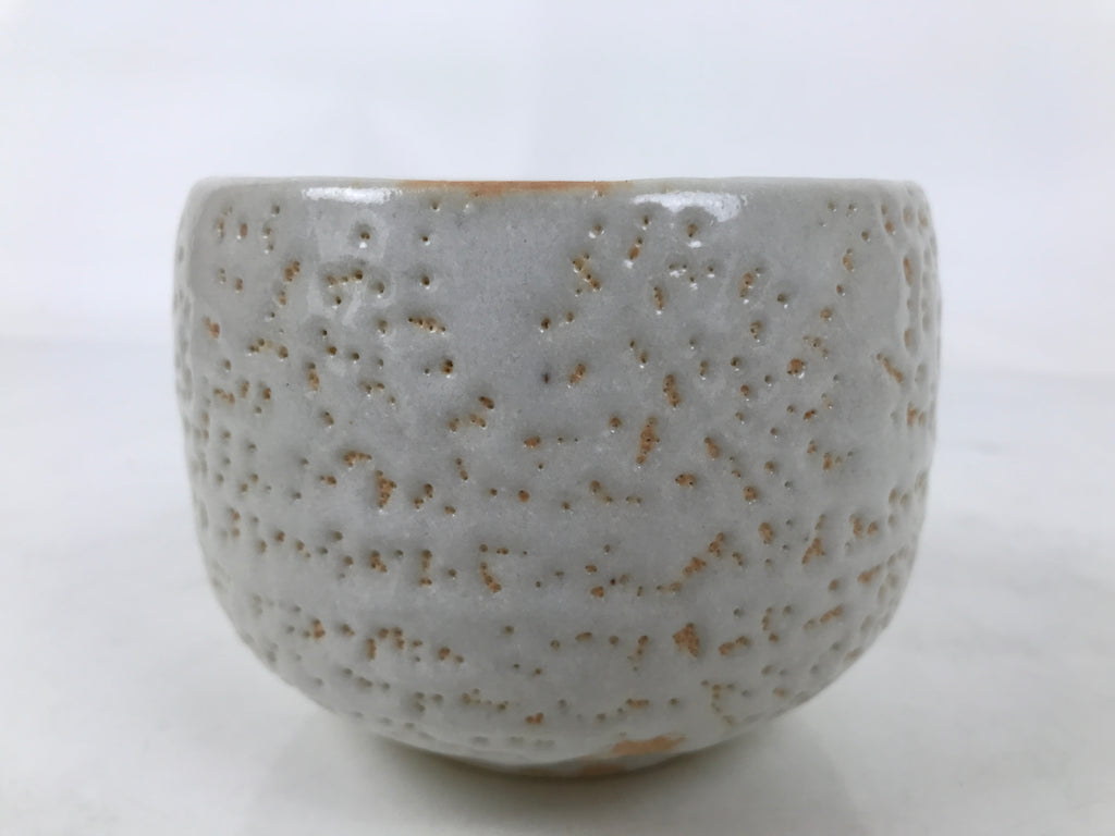 Japanese Ceramic Green Tea Bowl Matcha Chawan Vtg Shino Ware Pink CHB107