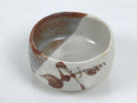 Japanese Ceramic Green Tea Bowl Matcha Chawan Vtg Shino Ware Pottery CHB159