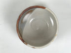Japanese Ceramic Green Tea Bowl Matcha Chawan Vtg Shino Ware Pottery CHB159