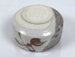 Japanese Ceramic Green Tea Bowl Matcha Chawan Vtg Shino Ware Pottery CHB159