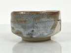 Japanese Ceramic Green Tea Bowl Matcha Chawan Vtg Shino Ware Pottery CHB160