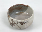 Japanese Ceramic Green Tea Bowl Matcha Chawan Vtg Shino Ware Pottery CHB160