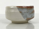 Japanese Ceramic Green Tea Bowl Matcha Chawan Vtg Shino Ware Pottery CHB161