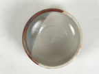 Japanese Ceramic Green Tea Bowl Matcha Chawan Vtg Shino Ware Pottery CHB161