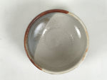 Japanese Ceramic Green Tea Bowl Matcha Chawan Vtg Shino Ware Pottery CHB161