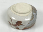 Japanese Ceramic Green Tea Bowl Matcha Chawan Vtg Shino Ware Pottery CHB161