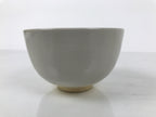 Japanese Ceramic Green Tea Bowl Matcha Chawan Vtg White Pink Pottery CHB135