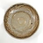 Japanese Ceramic Green Tea Bowl Summer Matcha Chawan Brown Beige Crackle SCW3