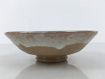 Japanese Ceramic Green Tea Bowl Summer Matcha Chawan Pottery Beige White SCW10