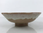 Japanese Ceramic Green Tea Bowl Summer Matcha Chawan Pottery Beige White SCW10