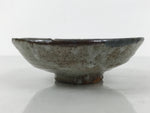 Japanese Ceramic Green Tea Bowl Summer Matcha Chawan Pottery Gray Brown SCW8