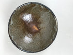 Japanese Ceramic Green Tea Bowl Summer Matcha Chawan Pottery Gray Brown SCW8
