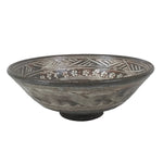 Japanese Ceramic Green Tea Bowl Summer Matcha Chawan Pottery Gray Mishima SCW9