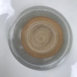 Japanese Ceramic Green Tea Bowl Summer Matcha Chawan Vtg Light Gray Brush SCW1