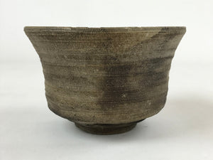 Japanese Ceramic Green Tea Bowl Vtg Brown Matte Matcha Chawan CHB6