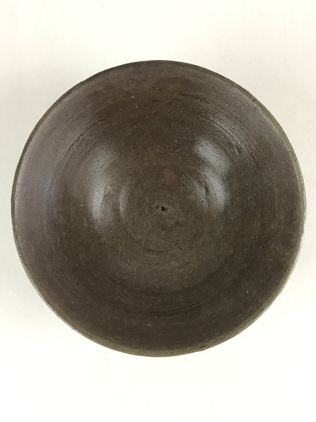 Japanese Ceramic Green Tea Bowl Vtg Chawan Tea Ceremony Matcha Brown GTB982