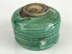 Japanese Ceramic Green Tea Bowl Vtg Chawan Tea Ceremony Matcha Green GTB981