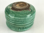 Japanese Ceramic Green Tea Bowl Vtg Chawan Tea Ceremony Matcha Green GTB981