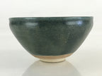 Japanese Ceramic Green Tea Bowl Vtg Chawan Tea Ceremony Matcha Green GTB986