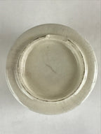 Japanese Ceramic Green Tea Bowl Vtg Chawan Tea Ceremony Matcha White GTB978