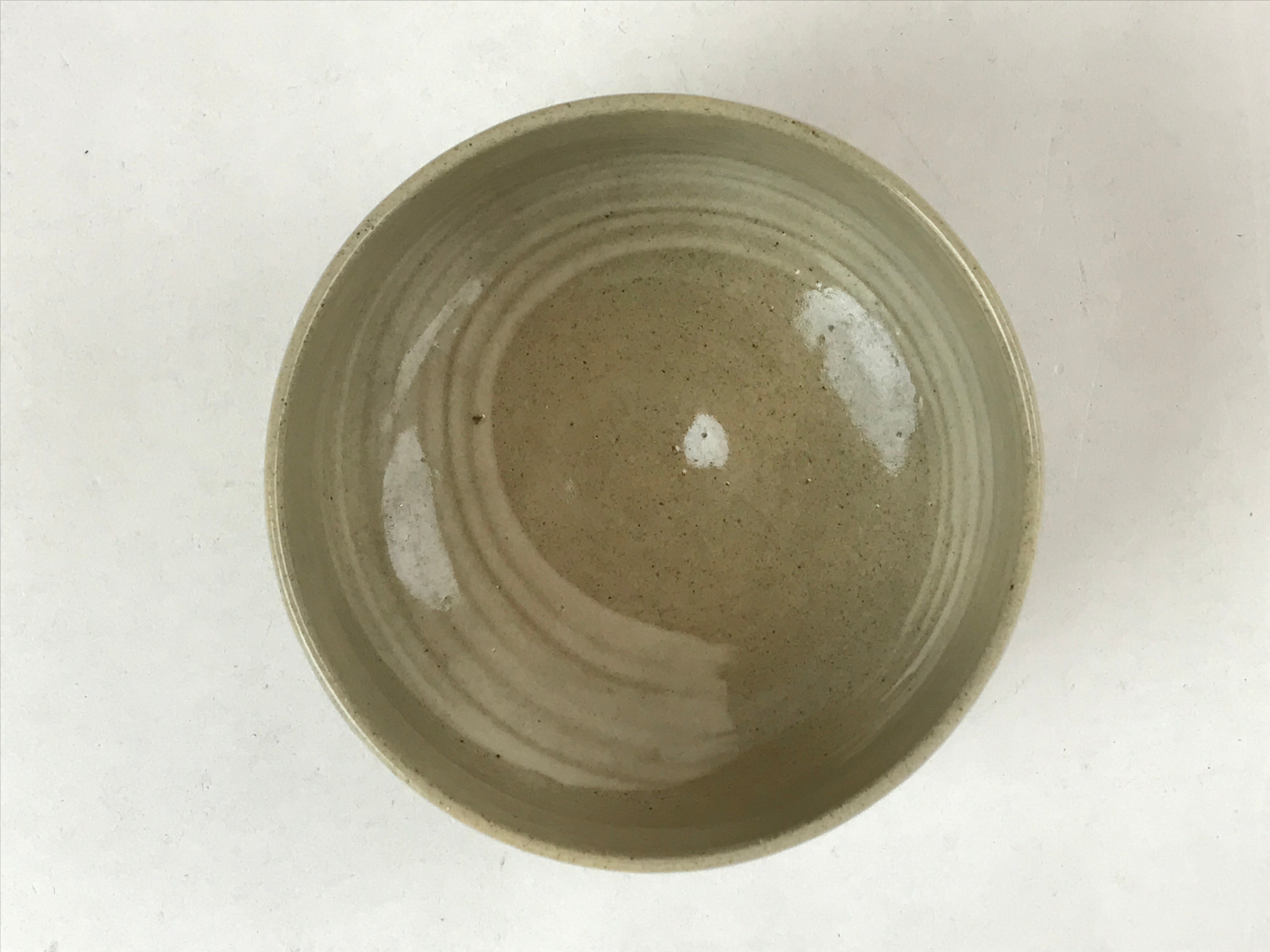 Japanese Ceramic Green Tea Bowl Vtg Hakogi Plum Lantern Text Matcha Chawan CHB22