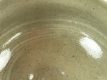 Japanese Ceramic Green Tea Bowl Vtg Light Gray White Matcha Chawan Sado GTB991