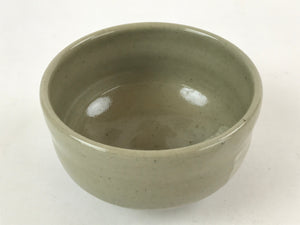 Japanese Ceramic Green Tea Bowl Vtg Light Gray White Matcha Chawan Sado GTB991