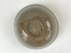 Japanese Ceramic Green Tea Bowl Vtg Light Green Glossy Matcha Chawan CHB7