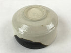 Japanese Ceramic Green Tea Bowl Vtg Oribe Brown Beige Matcha Chawan CHB16