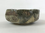 Japanese Ceramic Green Tea Bowl Vtg Rustic Green Matcha Chawan Sado GTB992