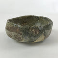Japanese Ceramic Green Tea Bowl Vtg Rustic Green Matcha Chawan Sado GTB992