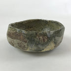 Japanese Ceramic Green Tea Bowl Vtg Rustic Green Matcha Chawan Sado GTB992