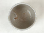 Japanese Ceramic Green Tea Bowl Vtg White Mino Ware Matcha Chawan CHB5