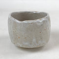 Japanese Ceramic Green Tea Bowl Vtg White Mino Ware Matcha Chawan CHB5