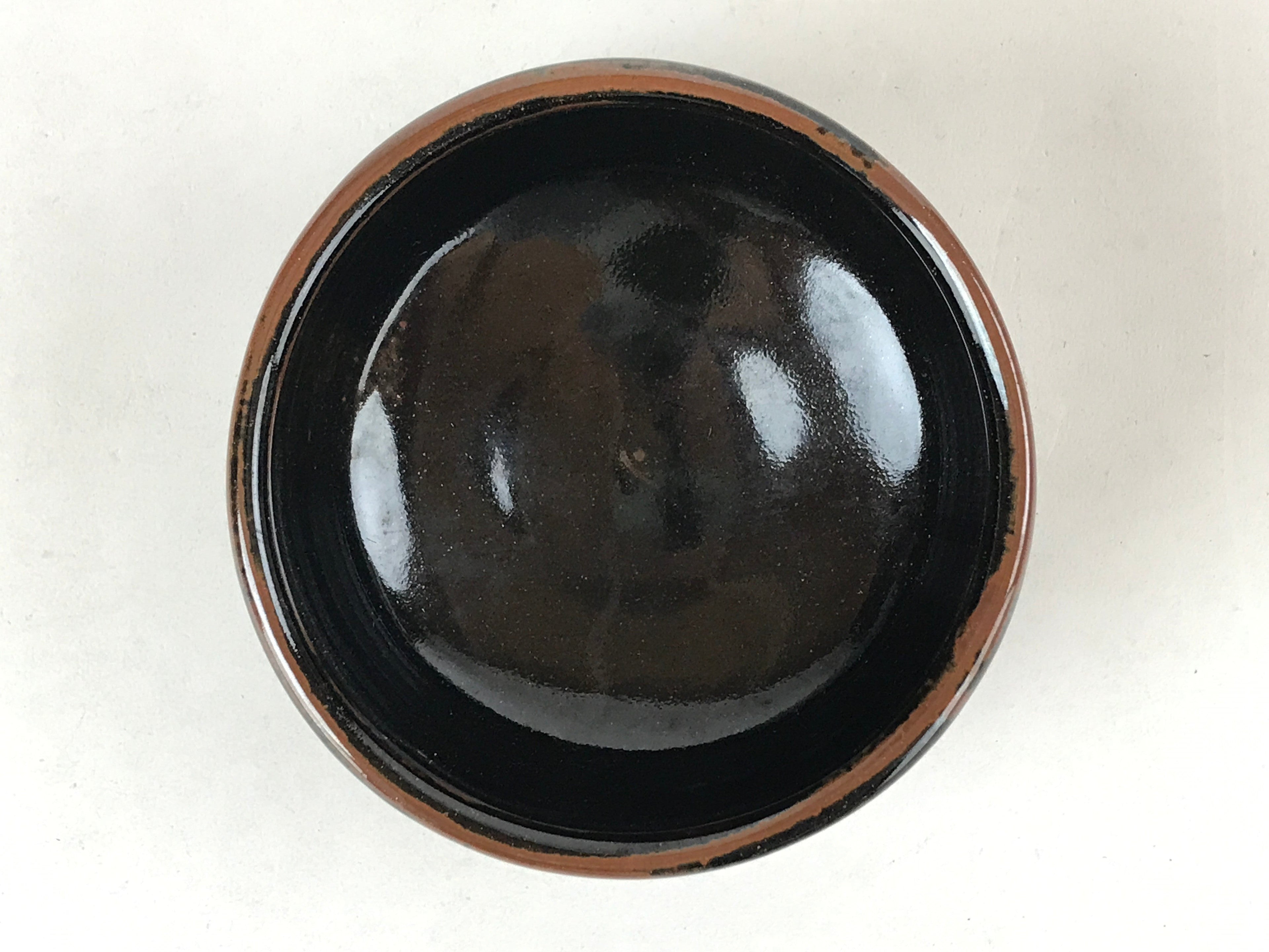 Japanese Ceramic Green Tea Ceremony Bowl Black Brown Koseto Matcha Chawan CHB23