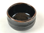 Japanese Ceramic Green Tea Ceremony Bowl Black Brown Koseto Matcha Chawan CHB23