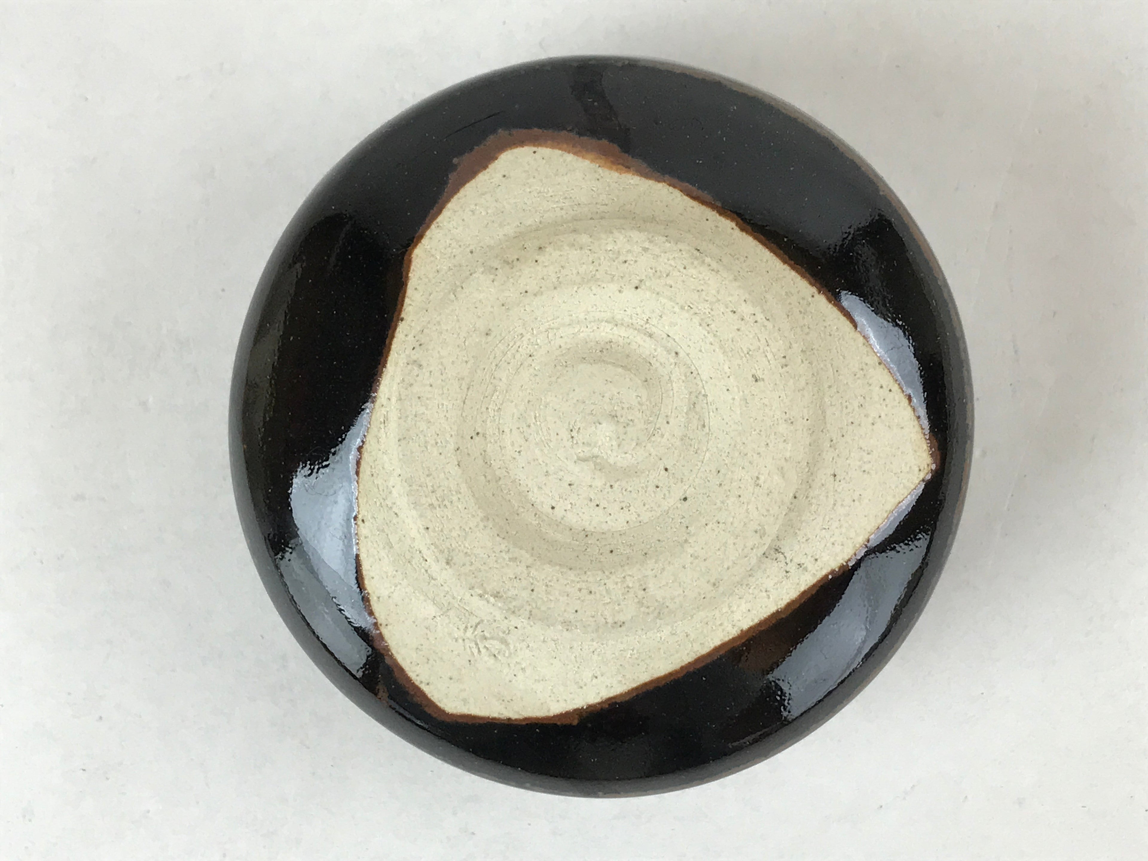 Japanese Ceramic Green Tea Ceremony Bowl Black Brown Koseto Matcha Chawan CHB23