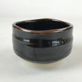 Japanese Ceramic Green Tea Ceremony Bowl Black Brown Koseto Matcha Chawan CHB23
