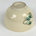 Japanese Ceramic Green Tea Ceremony Bowl Chawan Kyo Ware Pottery Flower GTB924