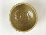 Japanese Ceramic Green Tea Ceremony Bowl Kiseto Yellow Matcha Chawan CHB28