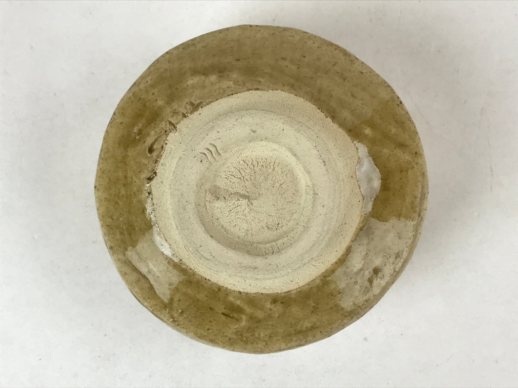 Japanese Ceramic Green Tea Ceremony Bowl Kiseto Yellow Matcha Chawan CHB28