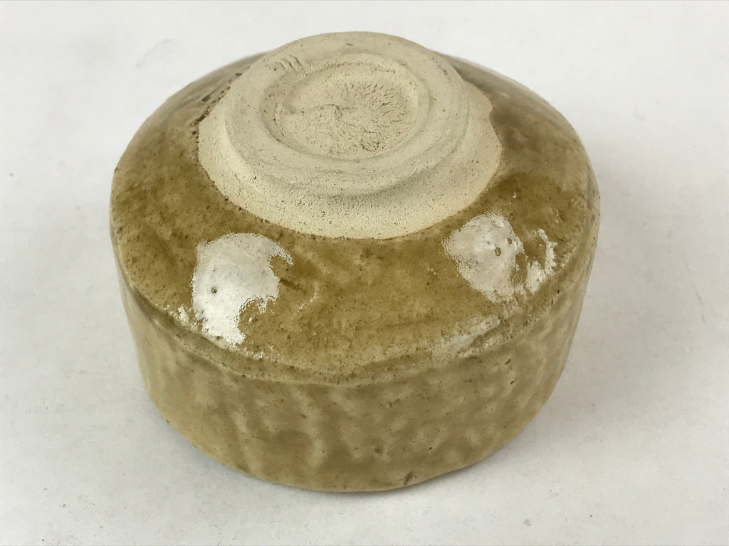 Japanese Ceramic Green Tea Ceremony Bowl Kiseto Yellow Matcha Chawan CHB28