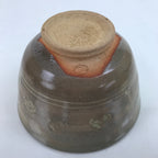 Japanese Ceramic Green Tea Ceremony Bowl Matcha Chawan Ducks Brown Pottery CHB52