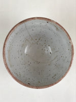 Japanese Ceramic Green Tea Ceremony Bowl Matcha Chawan Gray White Pottery GTB980