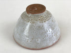 Japanese Ceramic Green Tea Ceremony Bowl Matcha Chawan Gray White Pottery GTB980