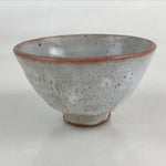 Japanese Ceramic Green Tea Ceremony Bowl Matcha Chawan Gray White Pottery GTB980