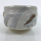 Japanese Ceramic Green Tea Ceremony Bowl Matcha Chawan Shino Ware White CHB38