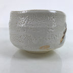 Japanese Ceramic Green Tea Ceremony Bowl Matcha Chawan Shino Ware White CHB38