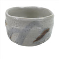 Japanese Ceramic Green Tea Ceremony Bowl Matcha Chawan Shino Ware White CHB38